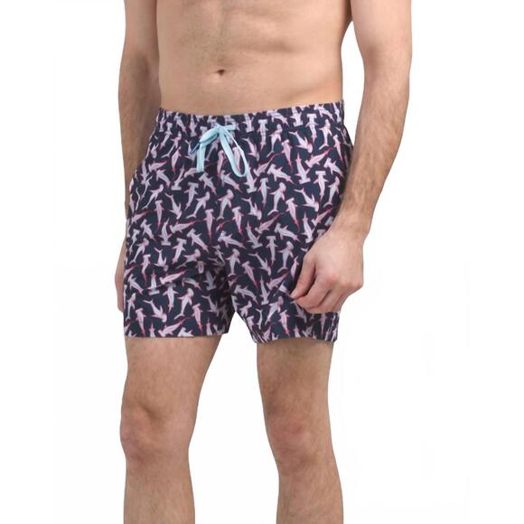 NEW SOUTHERN TIDE nailed it swim trunk in dress blue